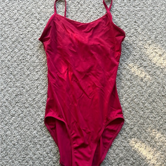 Balera Pinkish Red Leotard - Picture 1 of 3